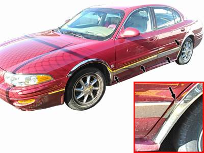 Buick Lesabre Dr Qaa Stainless Pcs Rocker Panel Trim Th Buick