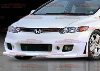 AIT Racing - Honda Civic 2DR AIT Racing Zen Style Front Bumper - HC06HIZENFB