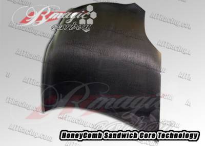 AIT Racing - Mitsubishi Eclipse AIT Racing OEM Style Carbon Fiber Hood - ME06BMCFH