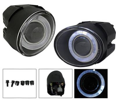 4CarOption - Nissan Maxima 4CarOption Halo Projector Fog Lights - XT-FGPR-MXM-0001