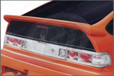 Restyling Ideas - Honda CRX Restyling Ideas Whale Tail Style Spoiler with Wiper Hole - 01-HOCR88CW