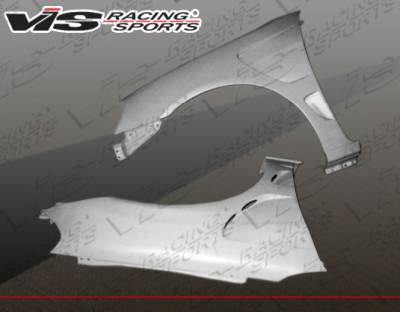 VIS Racing - Honda Civic 2DR & 4DR VIS Racing Laser Fenders - 01HDCVC2DLS-007