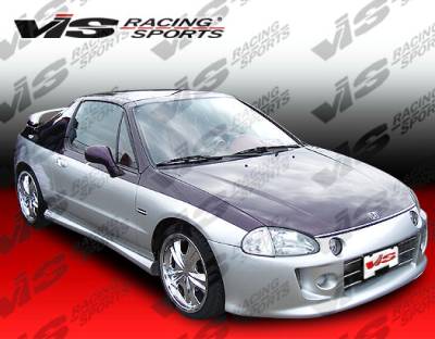 VIS Racing - Honda Del Sol VIS Racing Techno R Front Bumper - 93HDDEL2DTNR-001