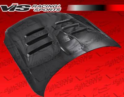 VIS Racing - Infiniti G35 2DR VIS Racing EVO Black Carbon Fiber Hood - 03ING352DEV-010C