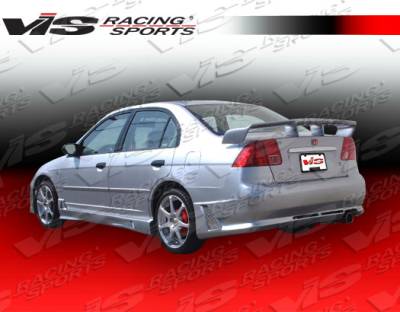 VIS Racing - Honda Civic 4DR VIS Racing Octane Rear Bumper - 01HDCVC4DOCT-002