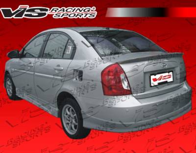 VIS Racing - Hyundai Accent 4DR VIS Racing V Spec Rear Lip - 06HYACC4DVSC-012