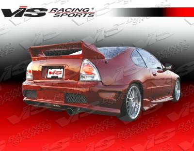 VIS Racing - Honda Prelude VIS Racing Kombat Rear Bumper - 92HDPRE2DKOM-002