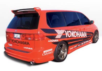 Wings West - Honda Odyssey Wings West W-Type Side Skirts - Left & Right - 890497L&R