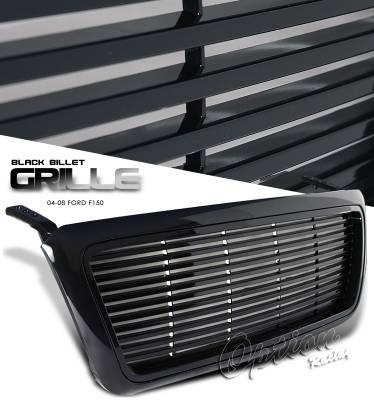 OptionRacing - Ford F150 Option Racing Level Grille - 65-18241