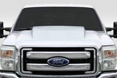 Duraflex - Ford Superduty Duraflex 3 Inch Cowl Hood - 1 Piece - 112354