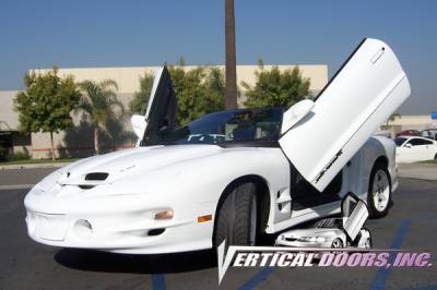 Vertical Doors Inc - Pontiac Firebird VDI Vertical Lambo Door Hinge Kit - Direct Bolt On - VDCPONFIRE9802