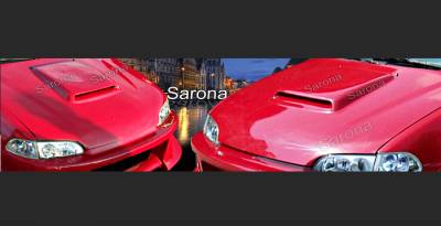 Sarona - Honda Civic Sarona Hood Scoop - HD-001-HS