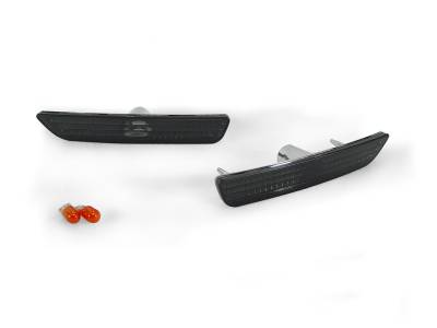 Depo - Ford Mustang Smoke Crystal DEPO Bumper DEPO Side Marker Lights