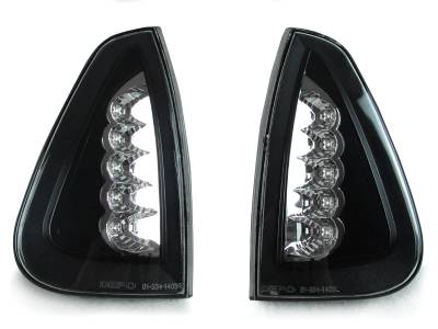 Depo - Dodge Charger Black Clear DEPO Corner Light- White Led