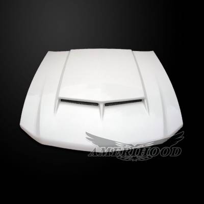 AmeriHood - Ford Mustang C-Style AmeriHood Ram Air Hood FM10AHTCFH