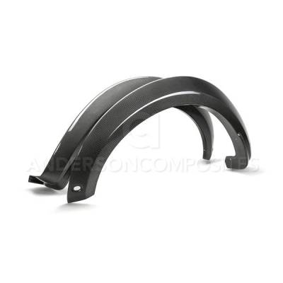 Anderson Carbon - Ford Raptor OE Anderson Composites Fiber Front Fender Flares AC-FLR17FDRA-F