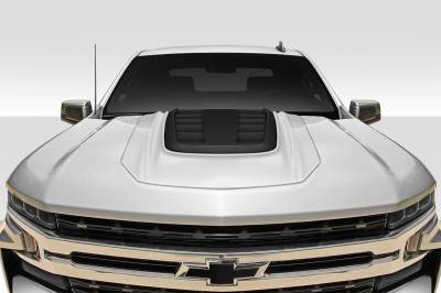 Duraflex - Chevrolet Silverado Overland Duraflex Body Kit- Hood Scoop 117369