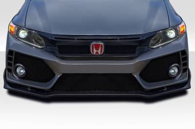 Duraflex - Honda Civic FK8 Style Duraflex Front Body Kit Bumper 118515