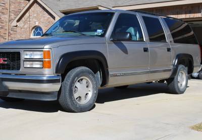 Prestige - Chevrolet K1500 Pickup Prestige Complete EX Wide Style Textured Fender Flare Set - EX101T