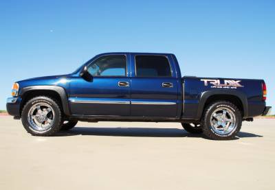 Prestige - Chevrolet Silverado Prestige Complete EX Wide Style Textured Fender Flare Set - EX103T