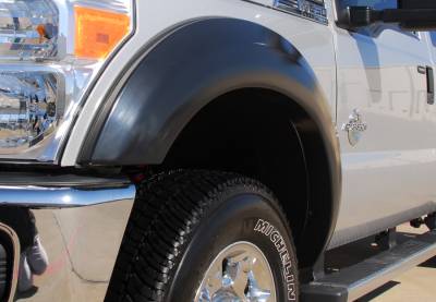 Prestige - Ford F250 Prestige Front Pair EX Wide Style Standard Fender Flare Set - EX314SA