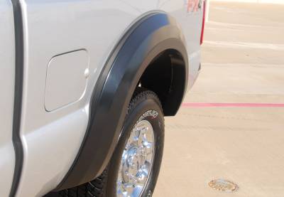 Prestige - Ford F350 Prestige Rear Pair EX Wide Style Textured Fender Flare Set - EX314TB