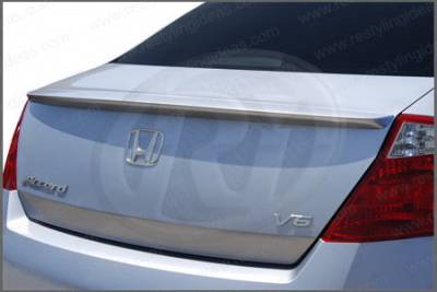 Restyling Ideas - Honda Accord 2DR Restyling Ideas Factory Lip Style Spoiler - 01-HOAC08F2LM