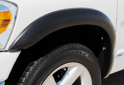 Prestige - Dodge Ram Prestige Rear Pair SX Street Style Textured Fender Flare Set - SX203TB