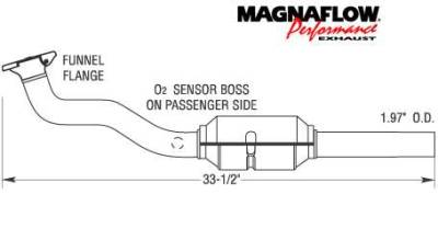 MagnaFlow - MagnaFlow Direct Fit Catalytic Converter - 22924