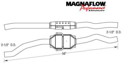 MagnaFlow - MagnaFlow Direct Fit Catalytic Converter - 93243