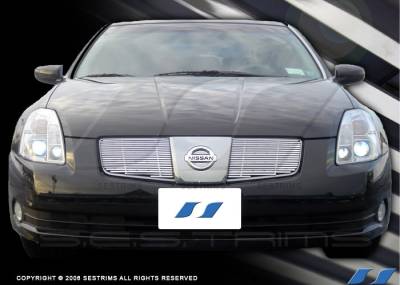 SES Trim - Nissan Maxima SES Trim Billet Grille - 304 Chrome Plated Stainless Steel - CG109