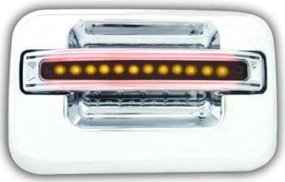 In Pro Carwear - Ford F250 IPCW LED Door Handle - Front - Chrome - Right Side without Key Hole - 1 Pair - FLA04SF1