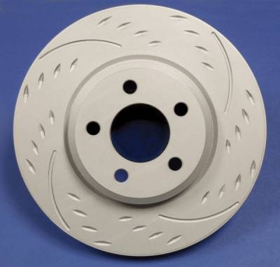 SP Performance - Volkswagen Passat SP Performance Diamond Slot Vented Front Rotors - D01-222E