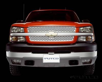 Putco - Chevrolet Silverado Putco Designer FX Diamond Pattern Grille - 64208