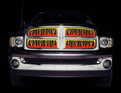 Putco - Chevrolet Suburban Putco Flaming Inferno Stainless Steel Grille - 4 Color - 89308