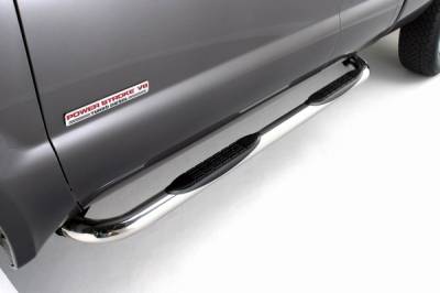 ICI - Chevrolet S10 ICI 3 Inch Cab Length Stainless Nerf Bar - NERF63CHX