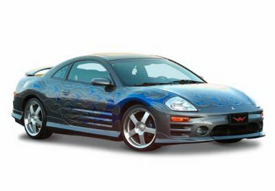 Wings West - Mitsubishi Eclipse Wings West W-Type Complete Body Kit - 4PC - 890815