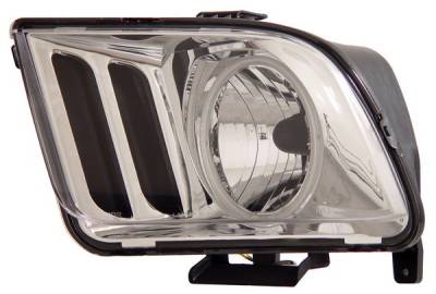 Anzo - Ford Mustang Anzo Headlights - Chrome with Halo CCFL - 121034