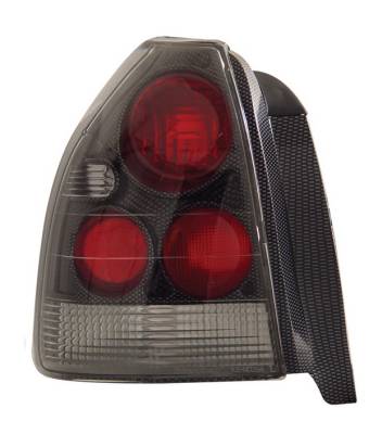 Anzo - Honda Civic HB Anzo Taillights - Carbon - 221064