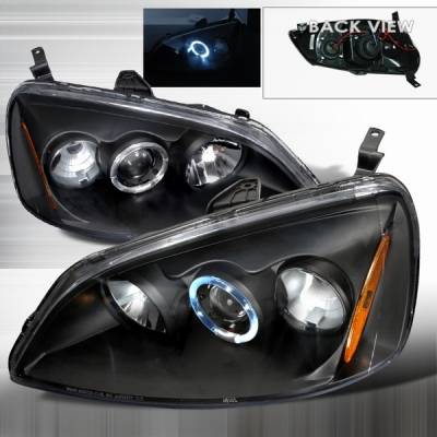 Custom Disco - Honda Civic Custom Disco Black Projector Headlights - 2LHP-CV01JM-YD