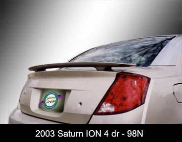 California Dream - Saturn Ion California Dream Custom Style Spoiler - Unpainted - 98N