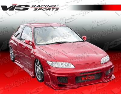 VIS Racing - Honda Civic 2DR & HB VIS Racing Ballistix-2 Front Bumper - 92HDCVC2DBX2-001