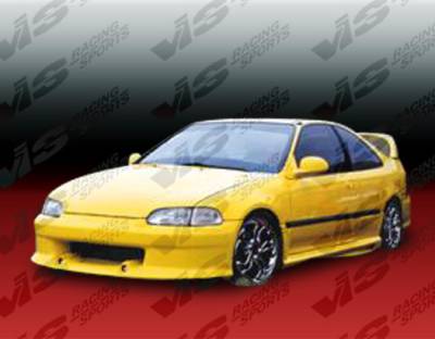 VIS Racing - Honda Civic 2DR VIS Racing Wizdom Front Bumper - 92HDCVC2DWZ-001