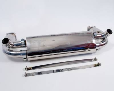 Agency Power - Porsche 911 Agency Power Exhaust Sytem with Stainless Mufflers - AP-997TT-170