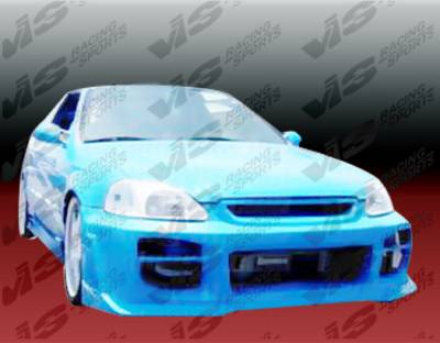 VIS Racing - Honda Civic VIS Racing Octane Front Bumper - 99HDCVC2DOCT-001