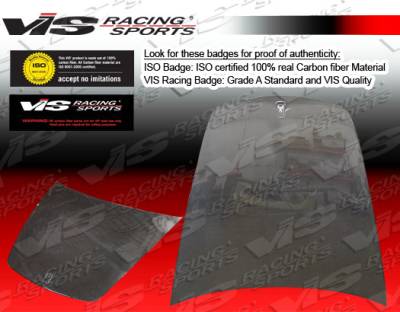 VIS Racing - Ferrari F430 VIS Racing OEM Black Carbon Fiber Hood - 05FR4302DOE-010C