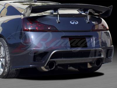 AIT Racing - Infiniti G37 AIT Racing GT-R Style Rear Bumper - G3708BMGTRRB2