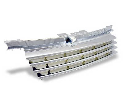 4CarOption - Volkswagen Jetta 4CarOption Front Hood Grille - GR-JTA49904-CR