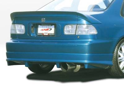 VIS Racing - Honda Civic 2DR VIS Racing G5 Series Rear Lip - Polyurethane - 890607