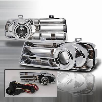 Custom Disco - Volkswagen Golf Custom Disco Chrome Projector Fog Lights - LF-PGLF-99-YD